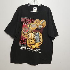 Pro Player Vintage 90s NBA Chicago Bulls Championship T-Shirt XL